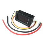 Voltmetru si Ampermetru digital 100 V 10 A verde - verde - shunt ( sunt ) inclus